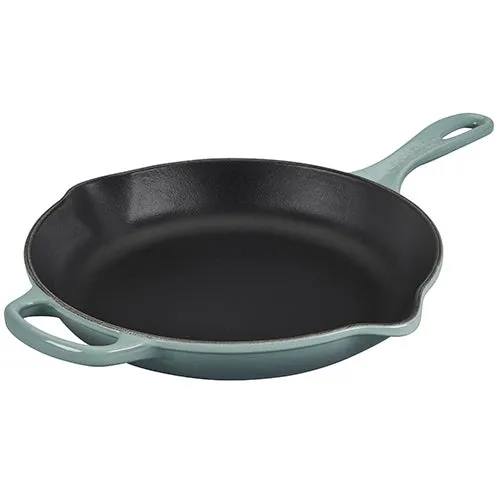 10.25" Signature Cast Iron Skillet Sea Salt