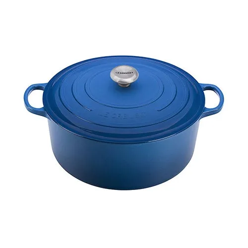 13.25qt Signature Cast Iron Round Dutch Oven Marseille