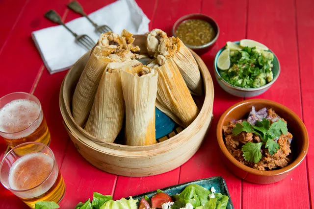 2-Tier Bamboo Steamer With Lid 8" dia