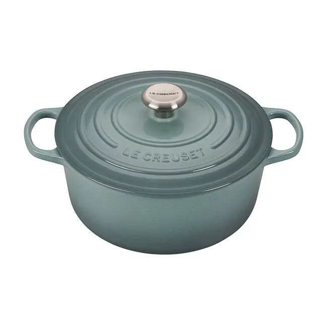 5.5QT Round Dutch Oven - Sea Salt