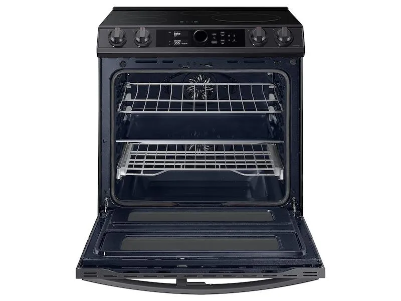 6.3 cu. ft. Smart Slide-in Induction Range with Flex Duo™, Smart Dial & Air Fry in Black Stainless Steel