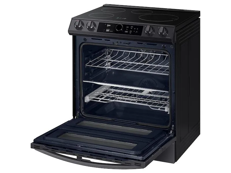 6.3 cu. ft. Smart Slide-in Induction Range with Flex Duo™, Smart Dial & Air Fry in Black Stainless Steel