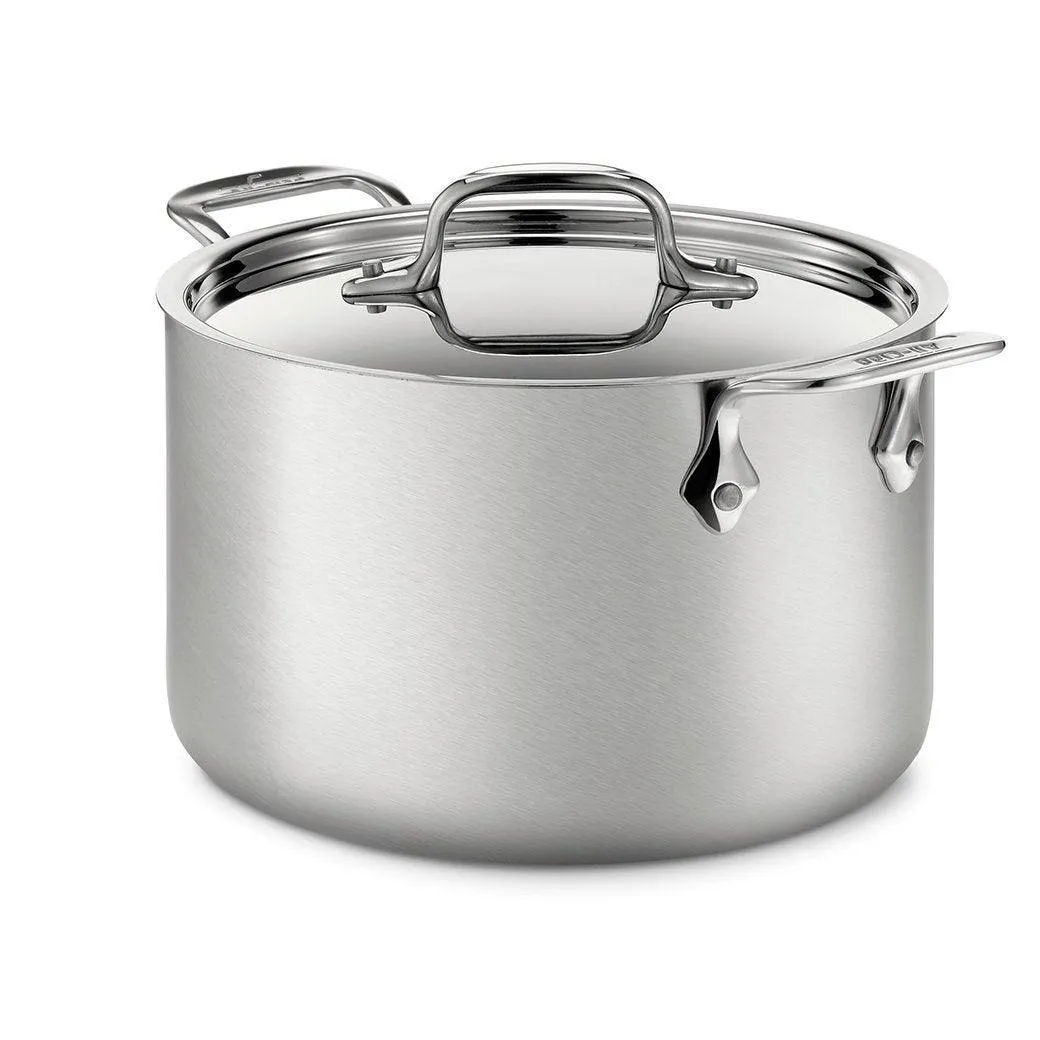 All-Clad d5 Brushed Stainless 4 qt Soup Pot with Lid