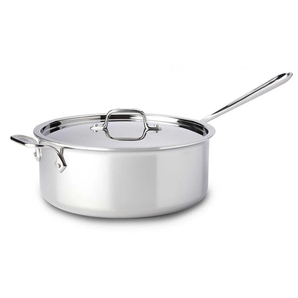 All-Clad Stainless 6 qt Deep Saute Pan