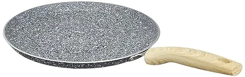 amazon basics Non-Stick Cookware Set, Granite Finish, Induction Base (1 Dosa Tawa - 28 cm; Granito Grey)