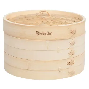 Bamboo Steamer with Lid, 10" - Helens Asian Kitchen