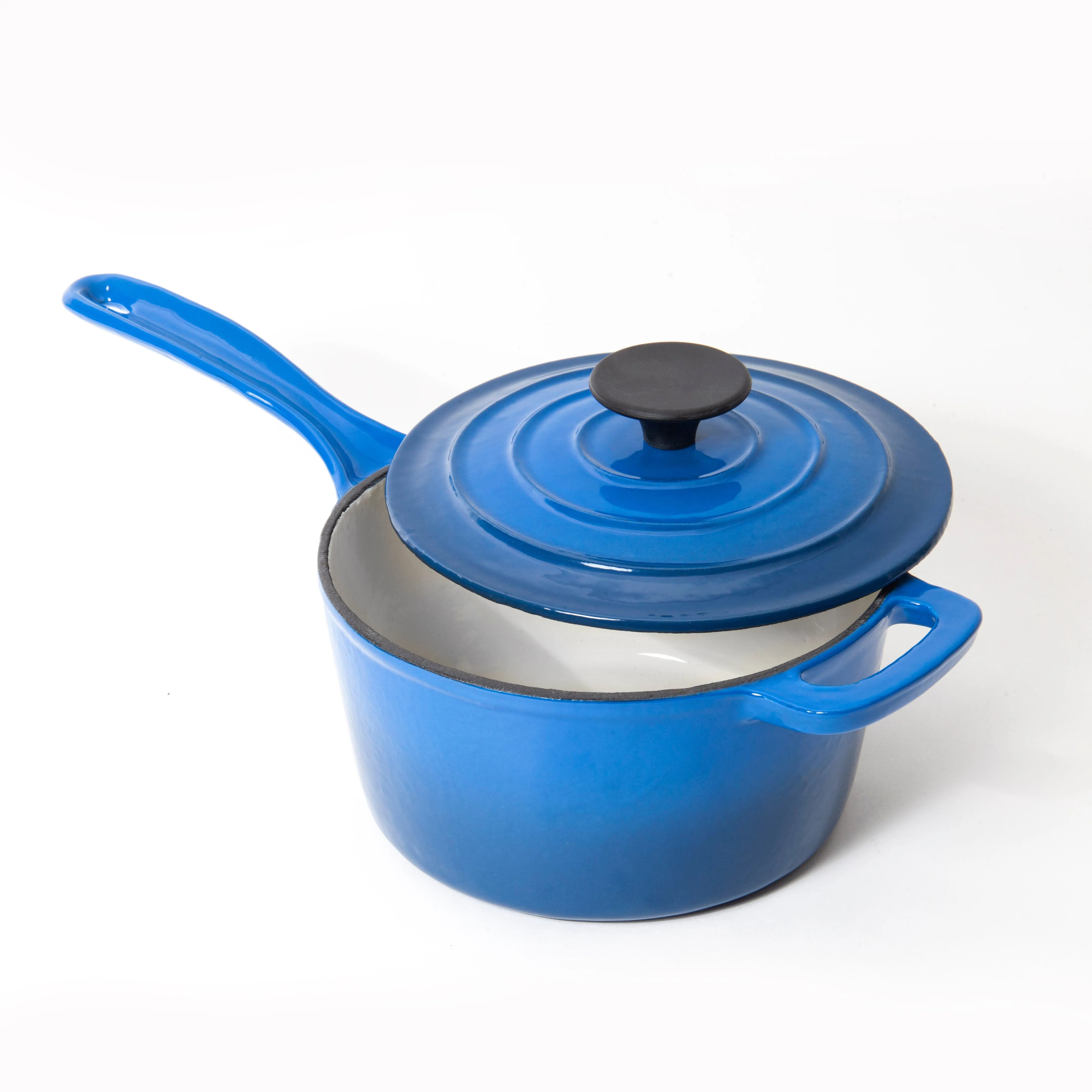 Blue Nardelli Enameled Cast Iron Saucepan - 2 Quart