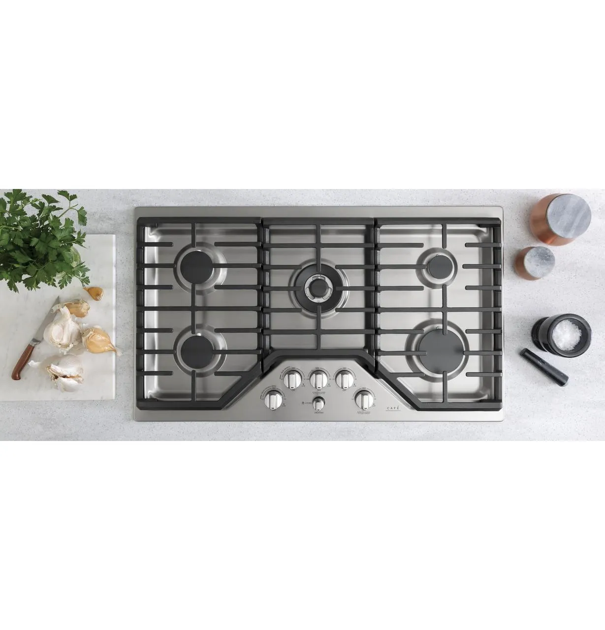 Cafe CGP95362MS1 Caf(eback)™ 36" Gas Cooktop