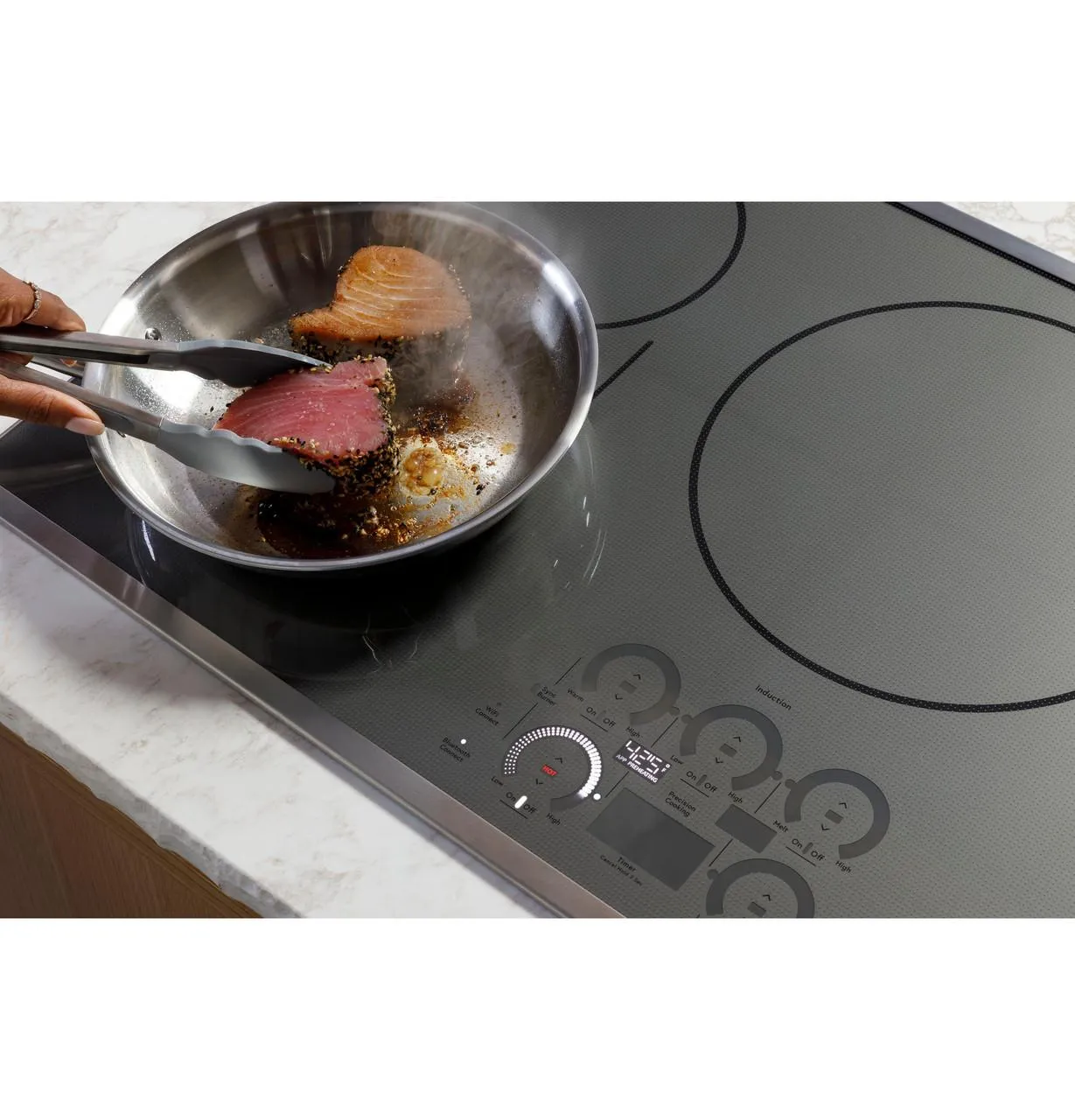 Cafe CHP90301TBB Caf(eback)™ Series 30" Built-In Touch Control Induction Cooktop