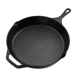 CAST IRON SKILLET SEASONED 12 INCH