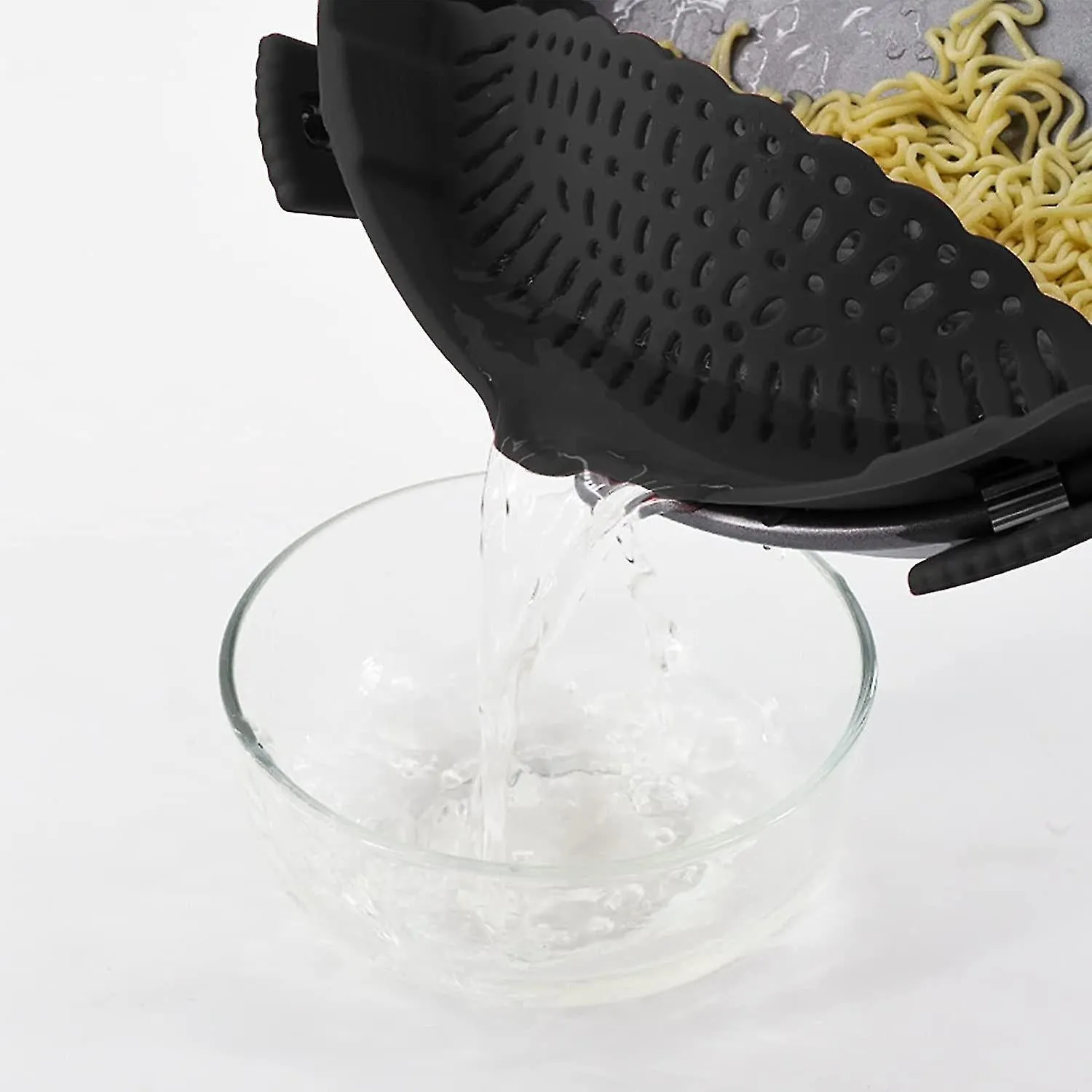 Clip On Strainer Silicone for All Pots and Pans