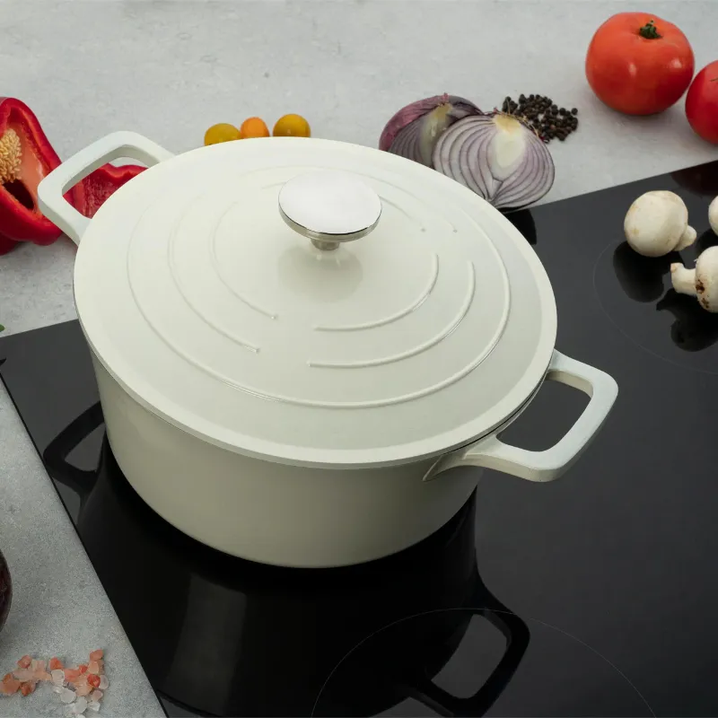 Commichef Cast Aluminium Round Casserole