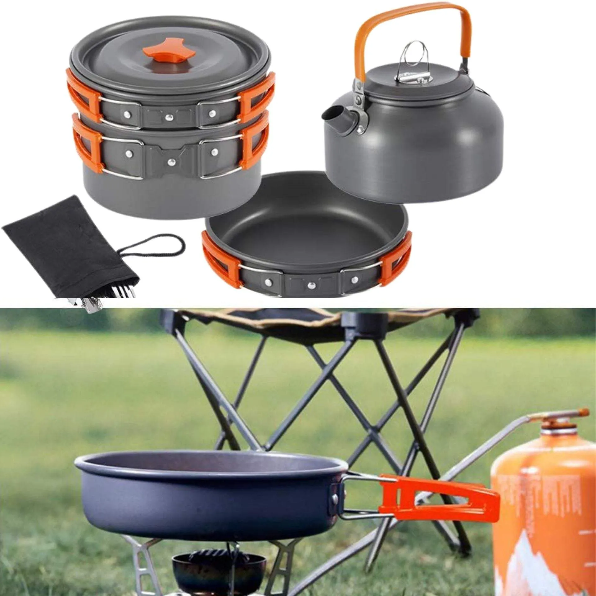 Compact Full-set Camping Cookware