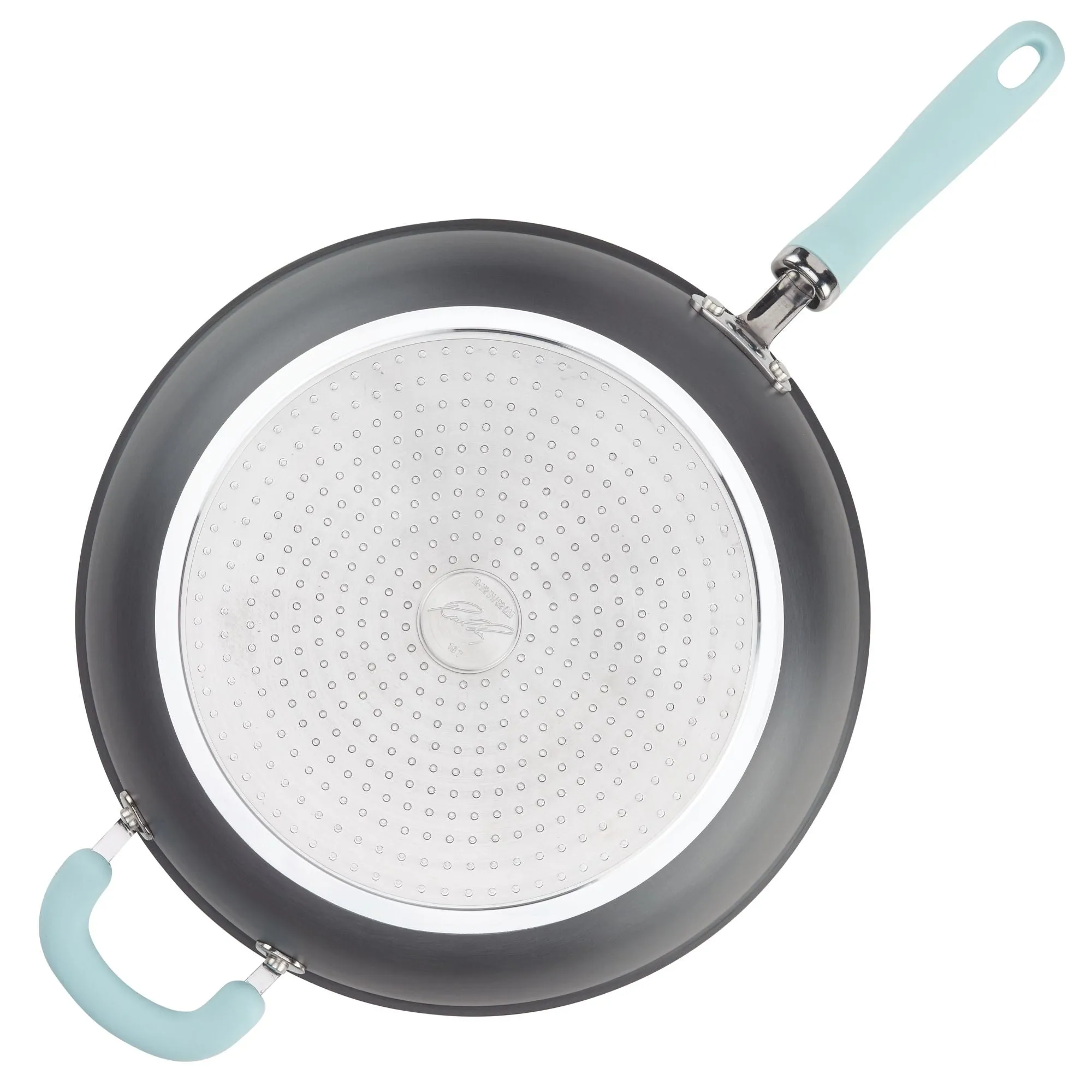 Create Delicious 12.5-Inch Hard Anodized Nonstick Induction Deep Frying Pan with Helper Handle