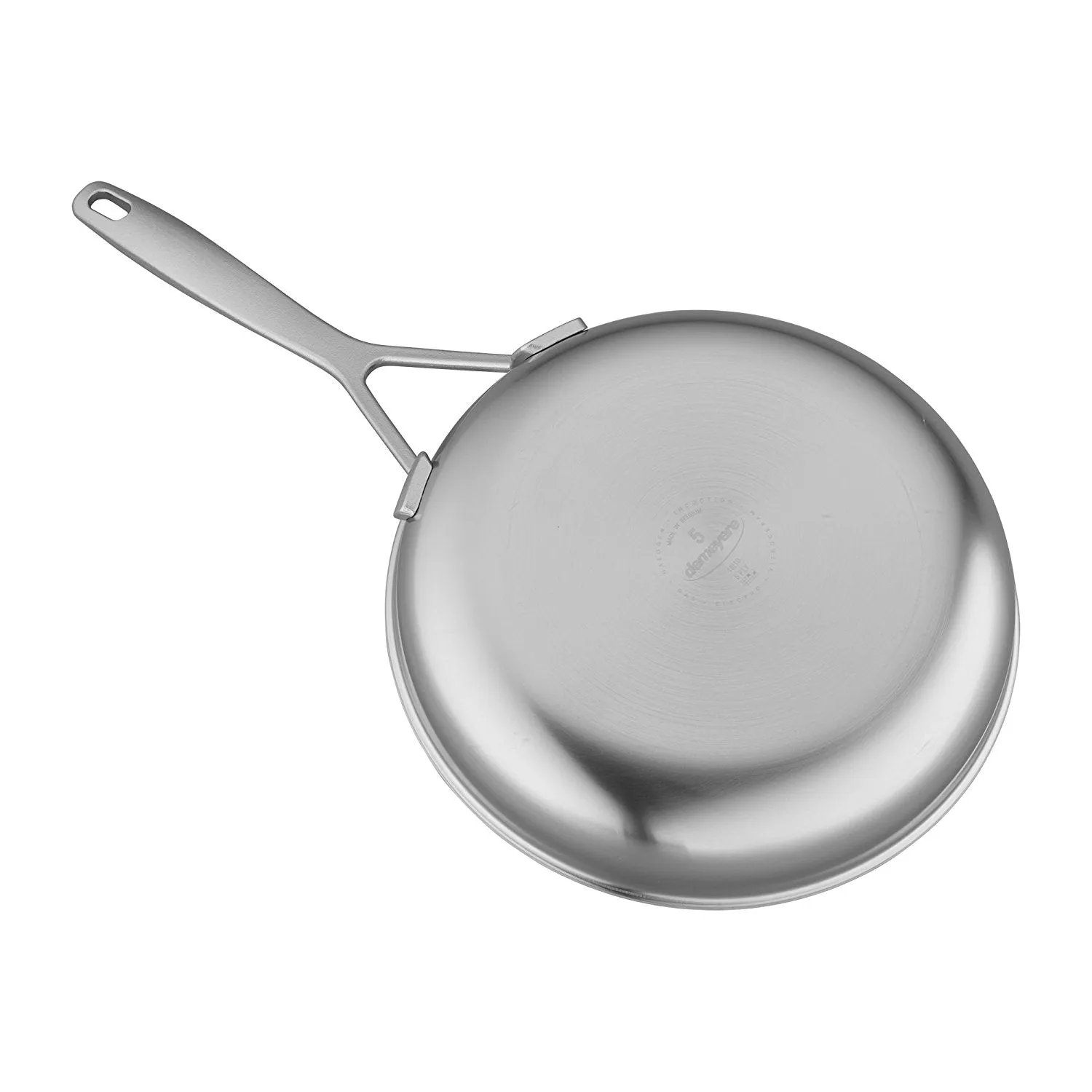 Demeyere Industry 5-Ply Stainless Steel Traditional Nonstick Fry Pan