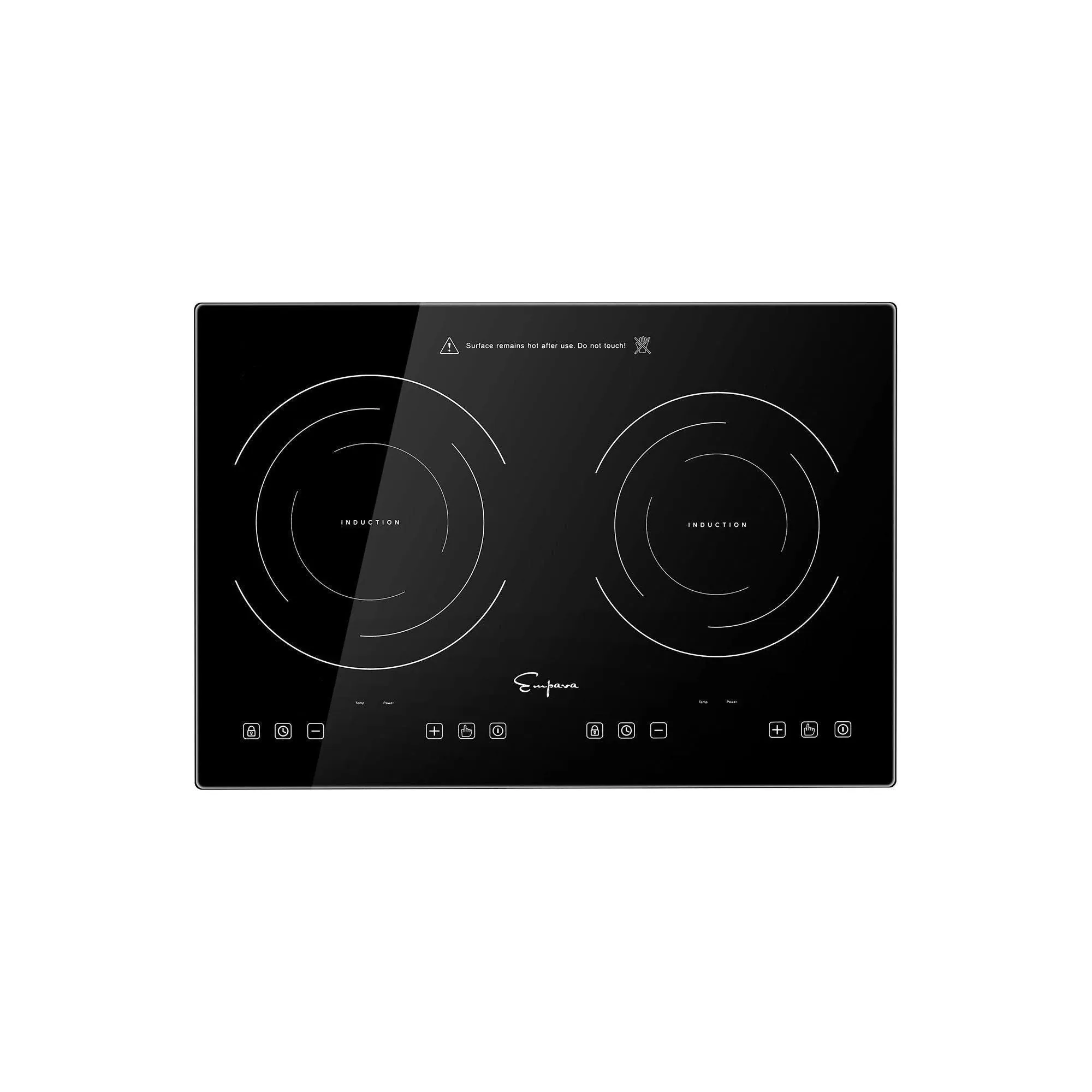 Empava 12 In. Induction Cooktop with 2 Burners IDC12B2