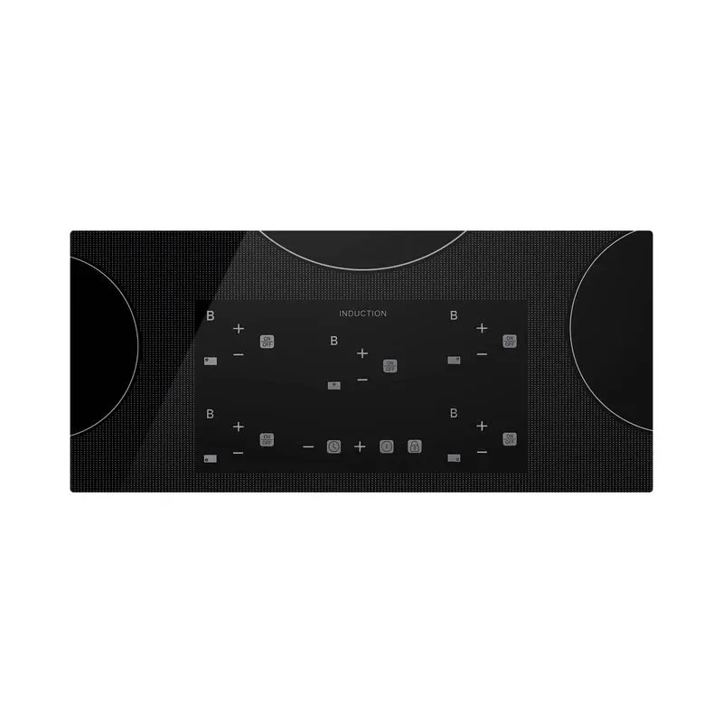 Empava Induction Cooktop 36" Electric Stove with 5 Burners and Touch Control Vitro Ceramic Glass Black New