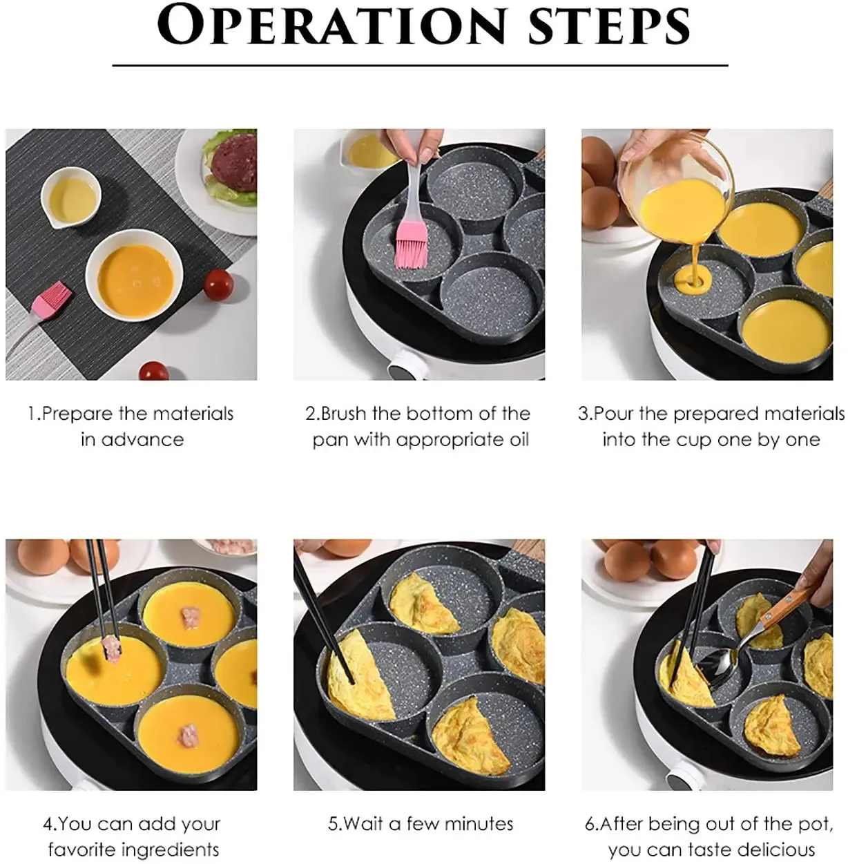 Frying Pot Pan Thickened Omelet Pan Non-Stick Egg Pancake Cookware