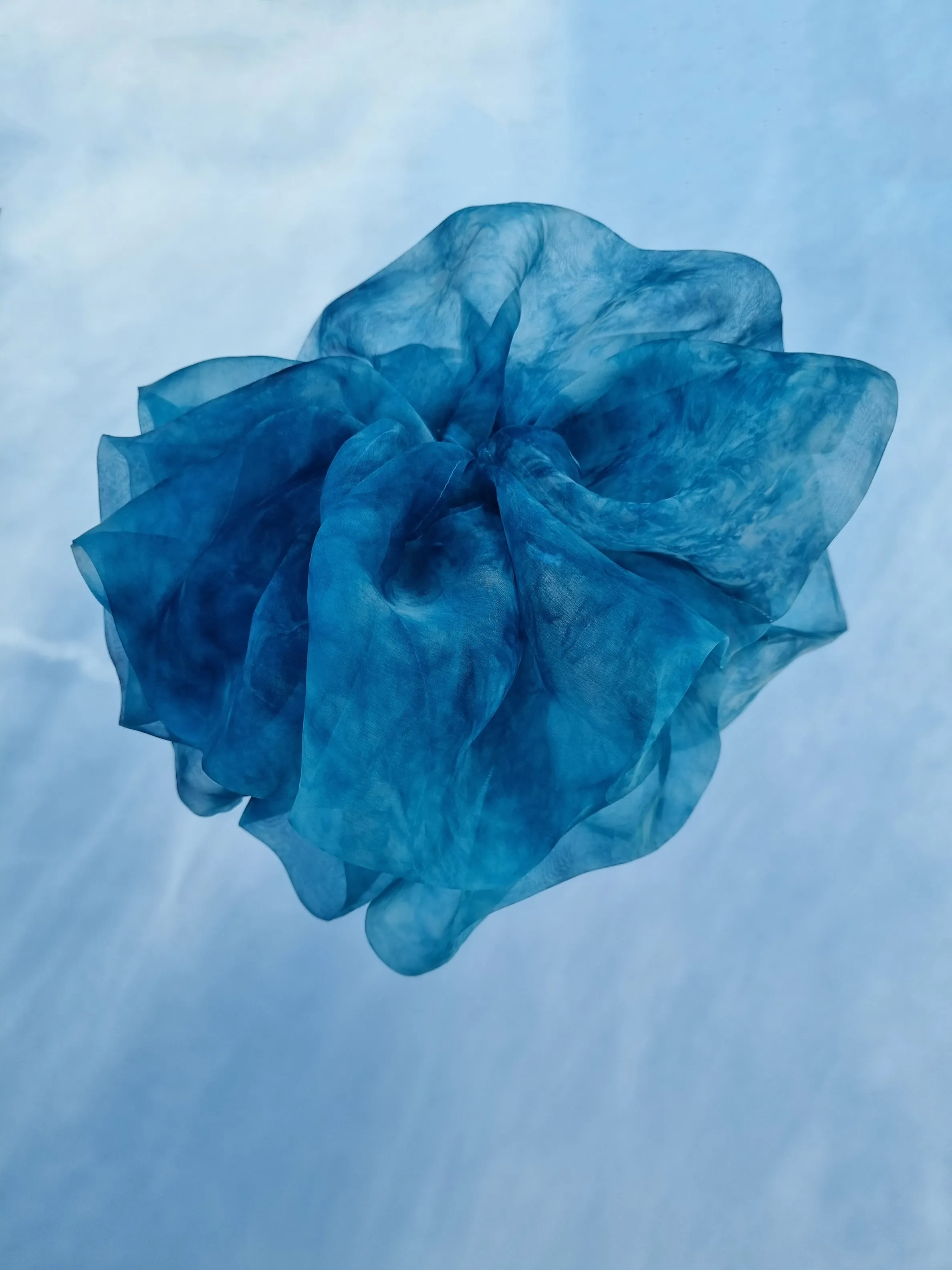 Giga Scrunchie in Ocean Tie-Dye