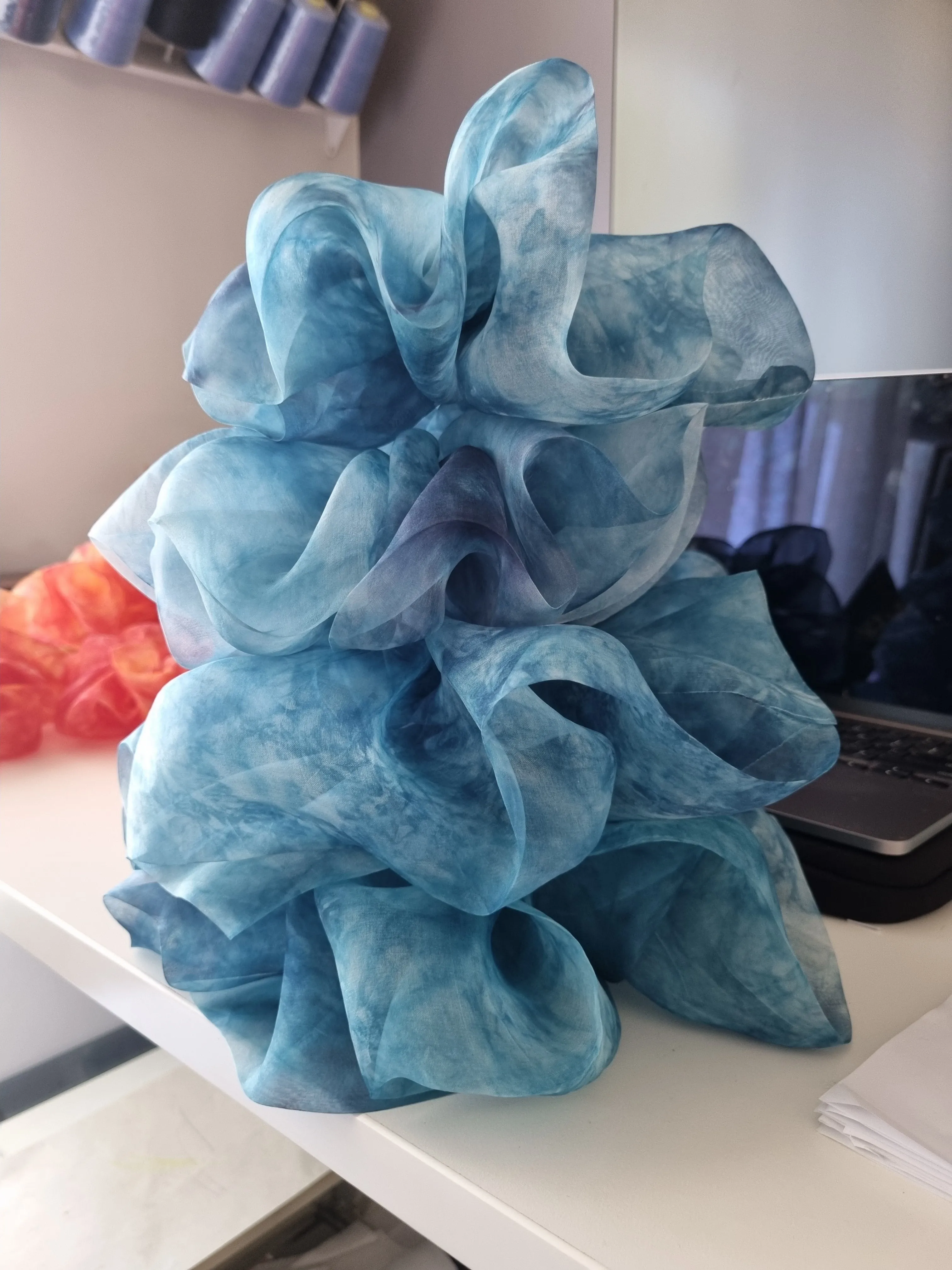 Giga Scrunchie in Ocean Tie-Dye