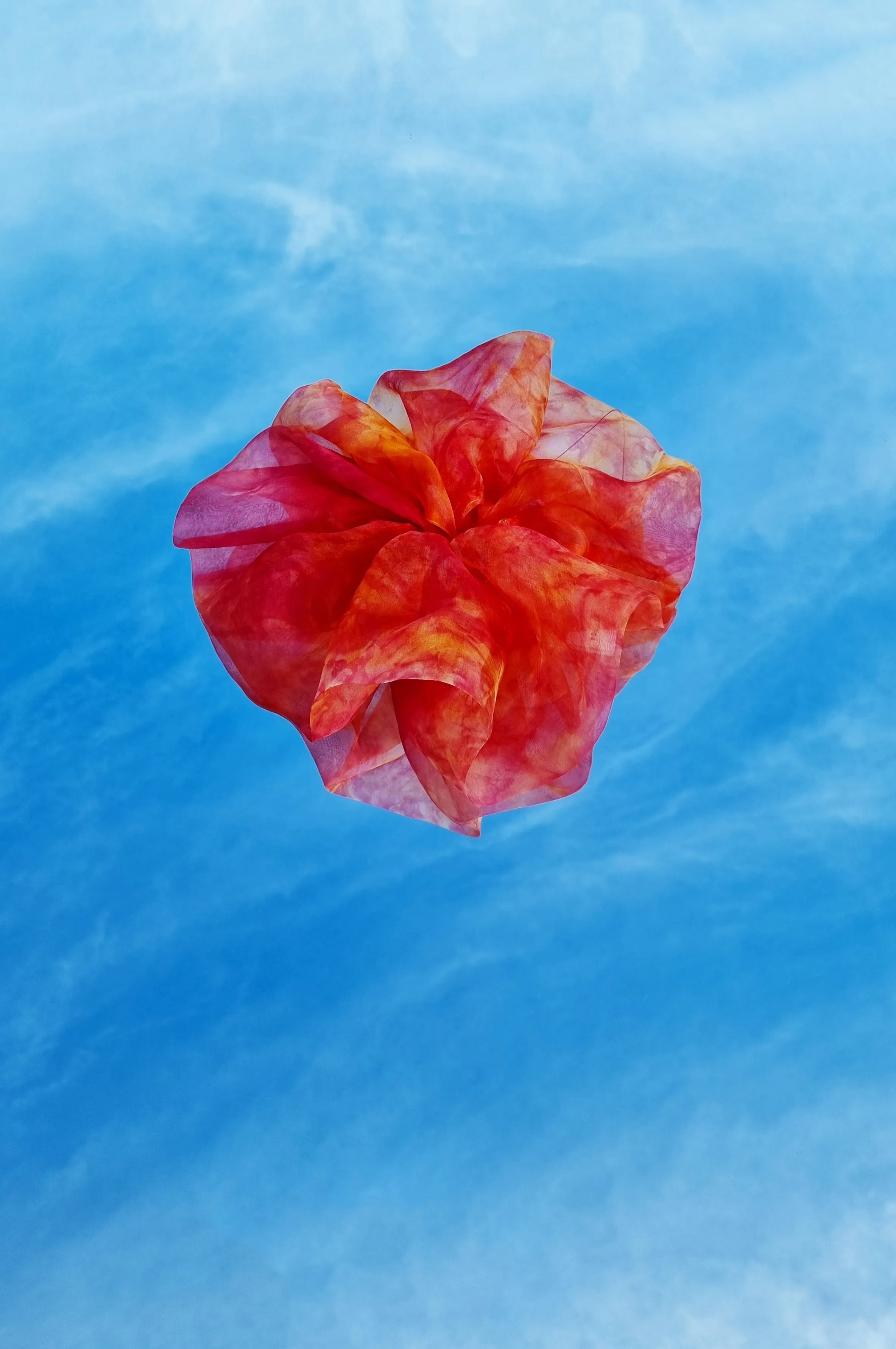 Giga Scrunchie in Tequila Sunrise Tie-Dye