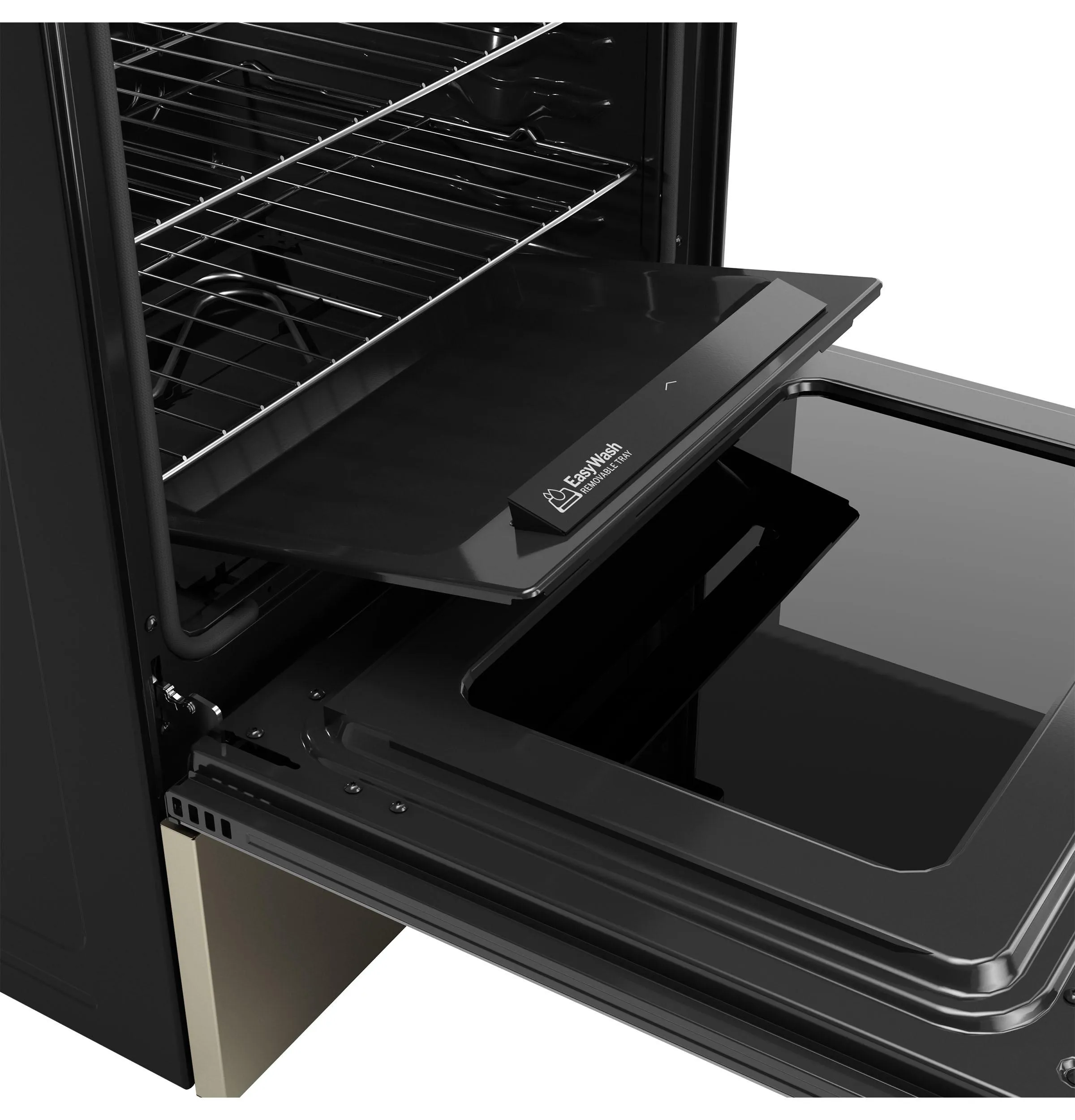 GRF600AVES GE® 30" Free-Standing Electric Convection Range with No Preheat Air Fry and EasyWash™ Oven Tray