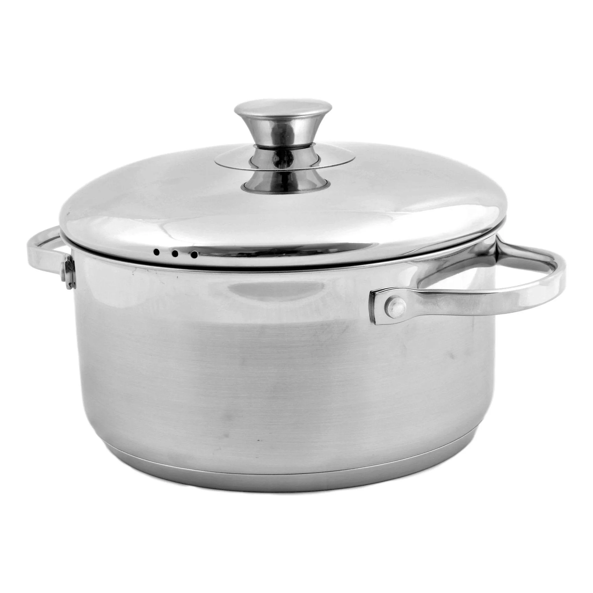 Heavy Duty Stock Pots Stainless Steel | 3.25 Quart With Lid