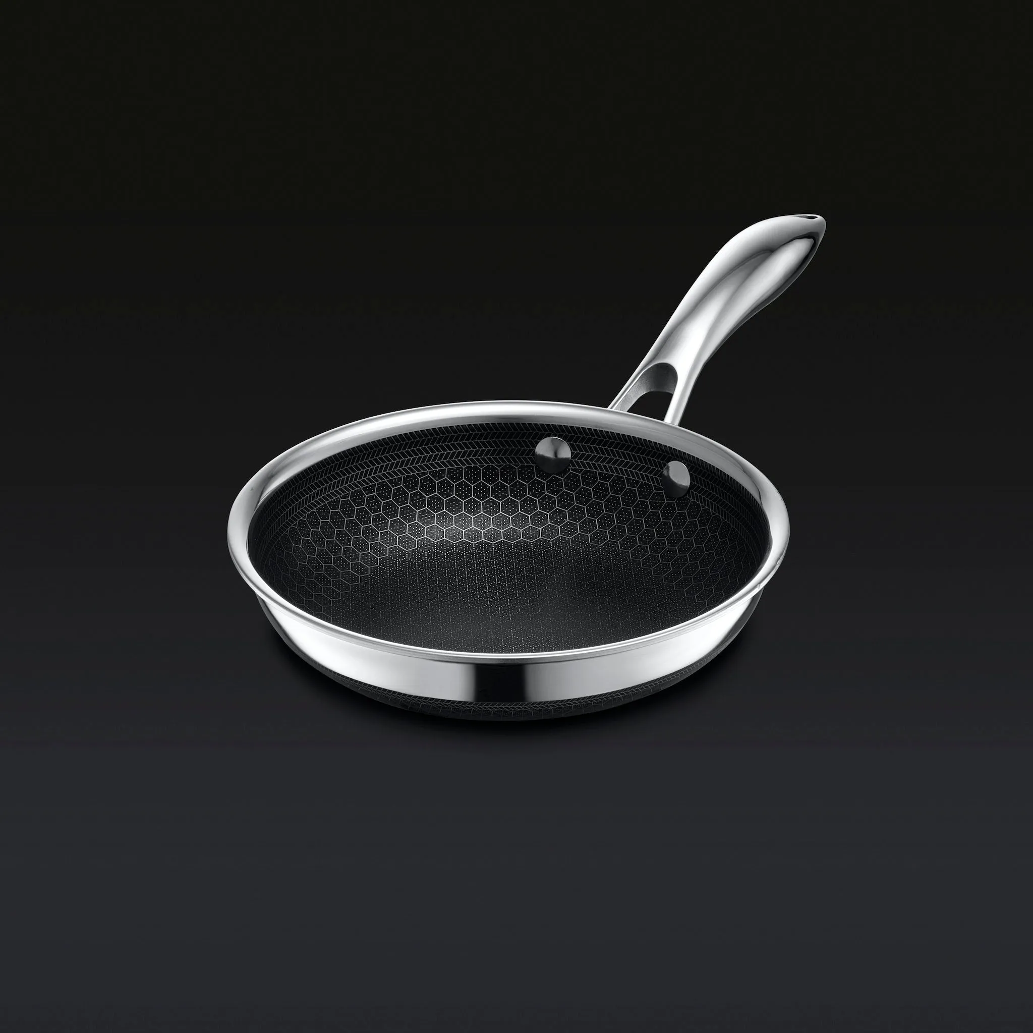 Hybrid Fry Pan with Lid, 7"