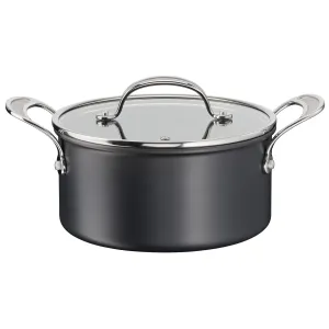 Jamie Oliver by Tefal Hard Anodised Non-Stick Induction Stewpot with Lid, 24cm/5L