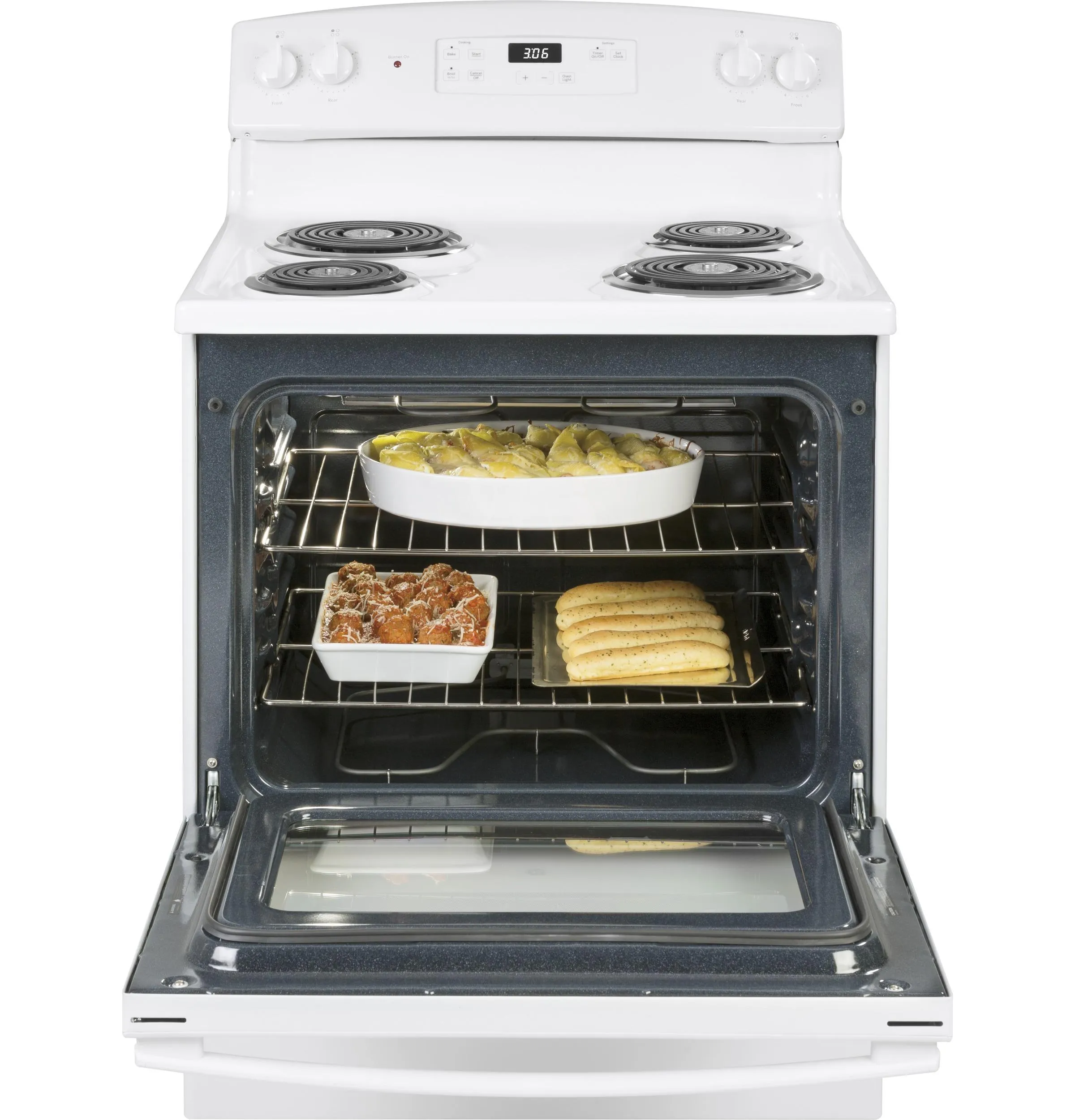 JBS360DMWW GE® ENERGY STAR® 30" Free-Standing Electric Range