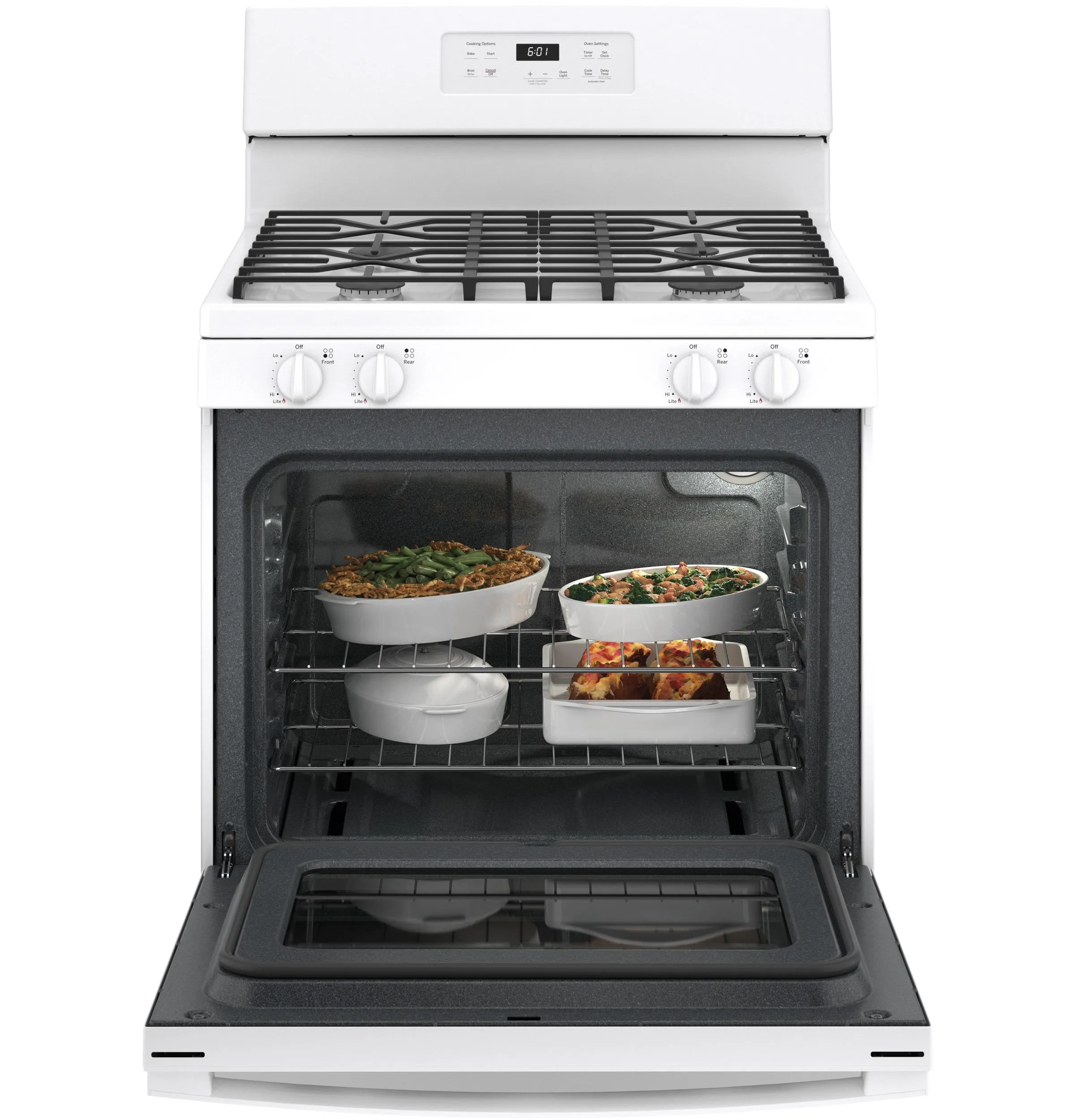 JGBS61DPWW GE® 30" Free-Standing Gas Range