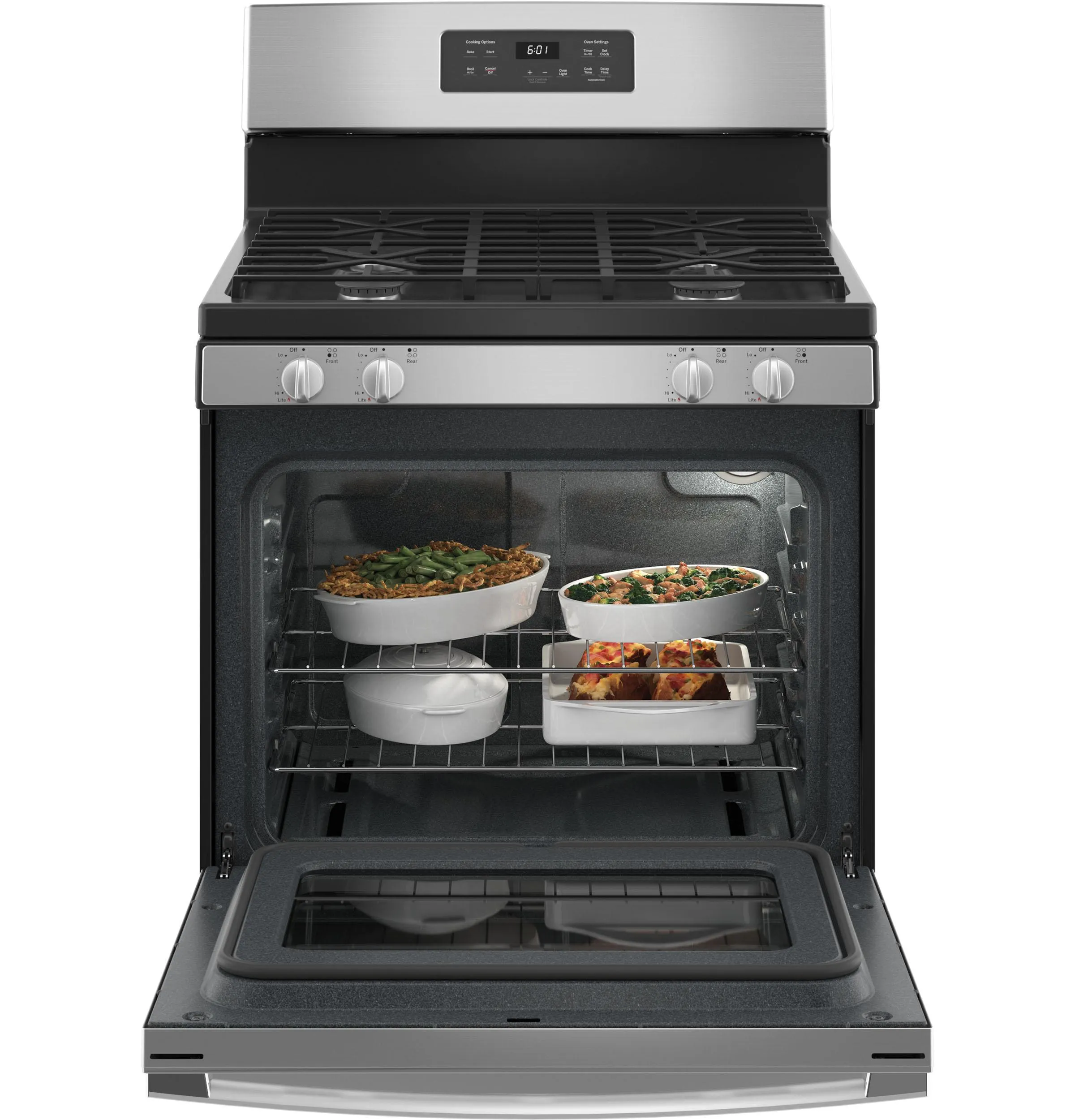 JGBS61RPSS GE® 30" Free-Standing Gas Range