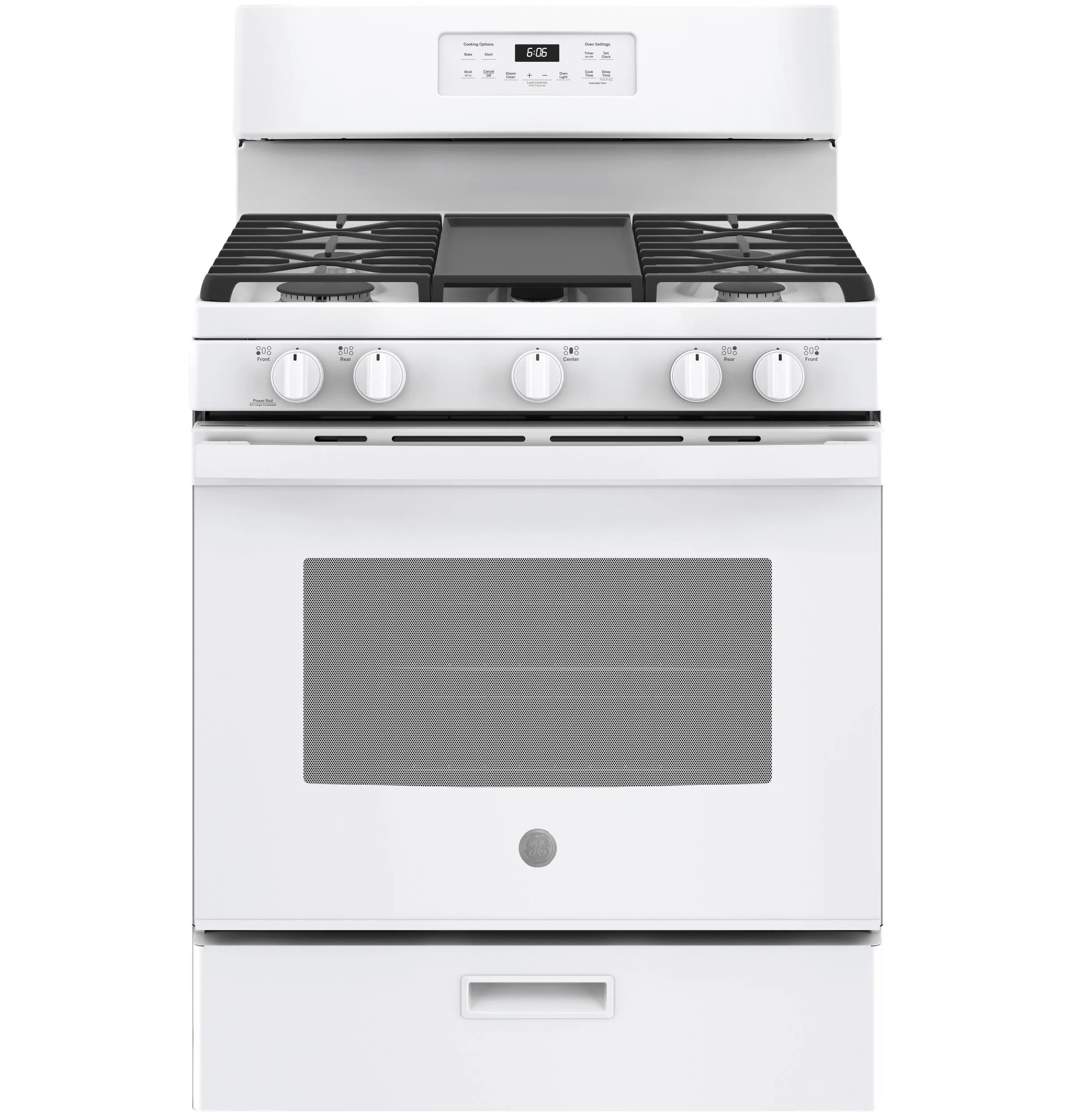 JGBS66DEKWW GE® 30" Free-Standing Gas Range