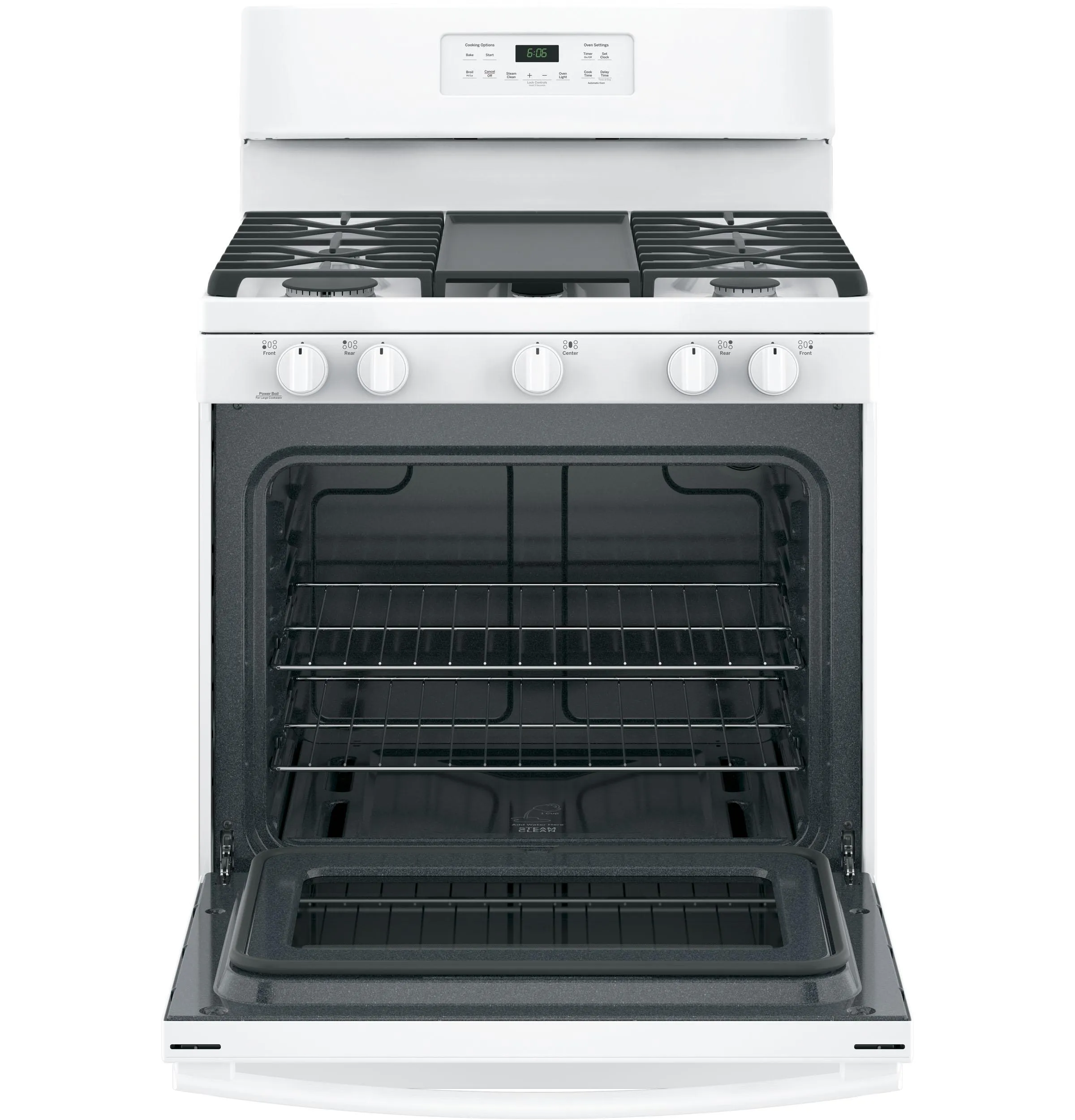 JGBS66DEKWW GE® 30" Free-Standing Gas Range