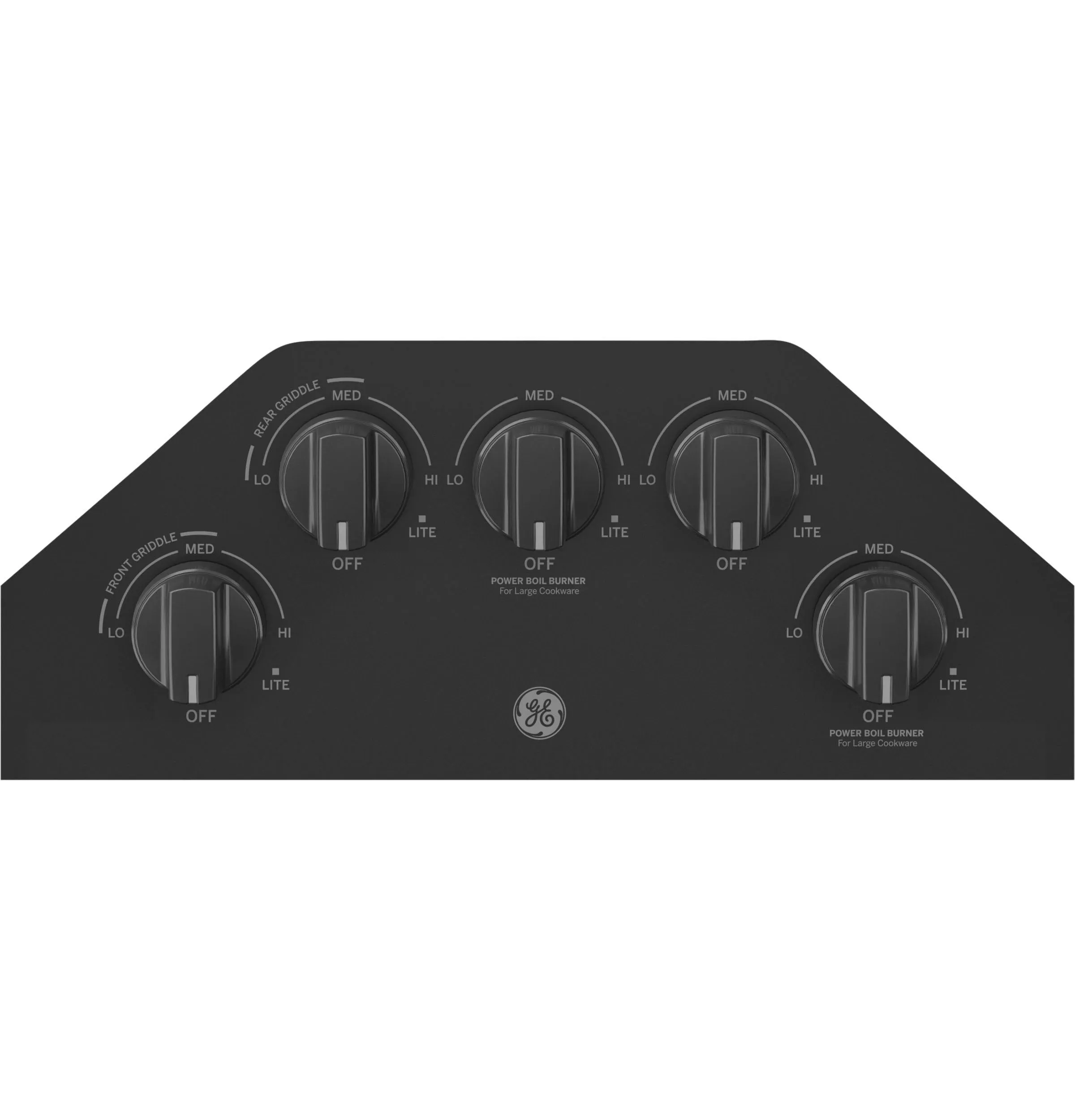 JGP5036DLBB GE® 36" Built-In Gas Cooktop with 5 Burners and Dishwasher Safe Grates