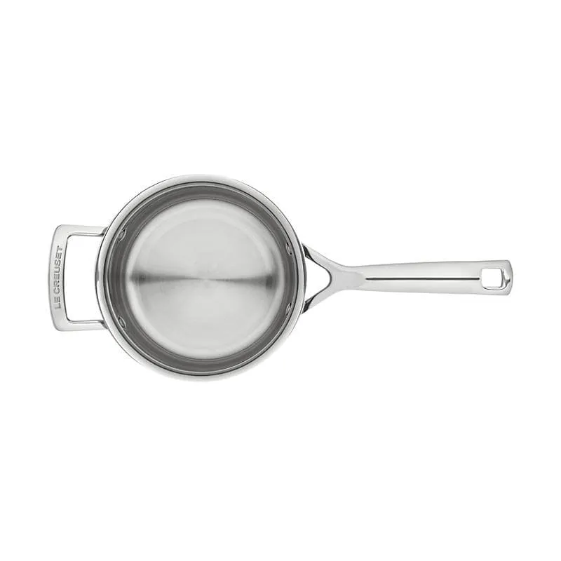 Le Creuset 3-ply Stainless Steel Saucepan and Lid