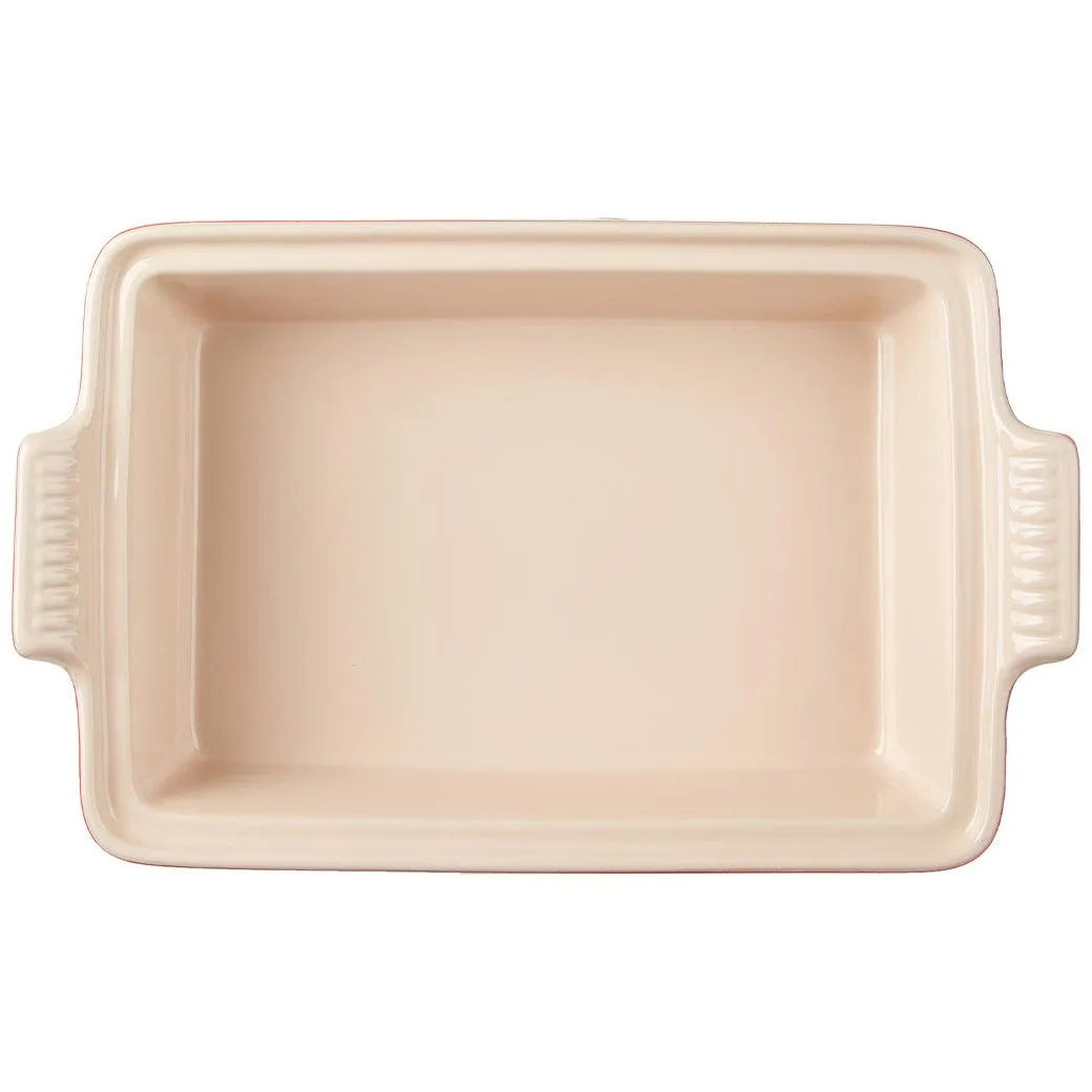 Le Creuset 4 qt Stoneware Heritage Covered Rectangular Casserole