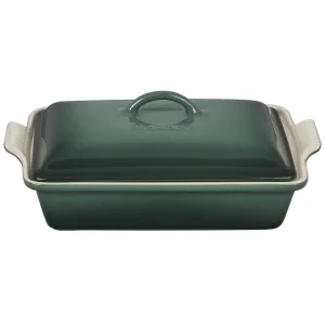 Le Creuset 4 qt Stoneware Heritage Covered Rectangular Casserole