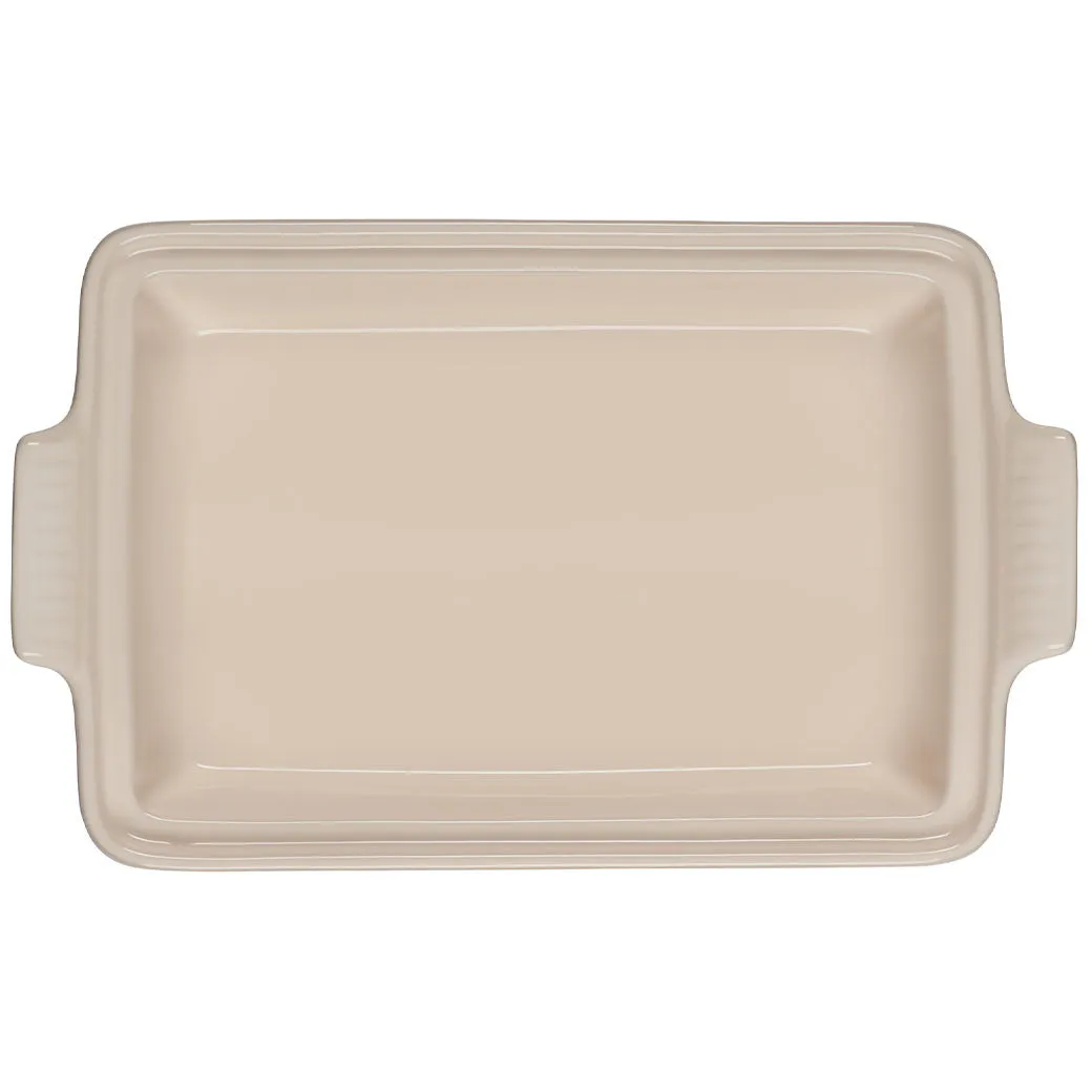 Le Creuset 4 qt Stoneware Heritage Covered Rectangular Casserole