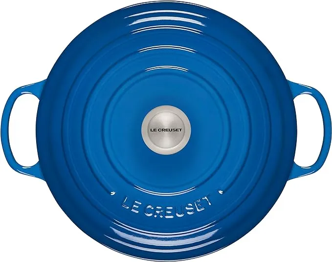 Le Creuset Enamelled Cast Iron Dutch Oven With Lid Marseille 5.3 L Capacity, 26 Centimeter