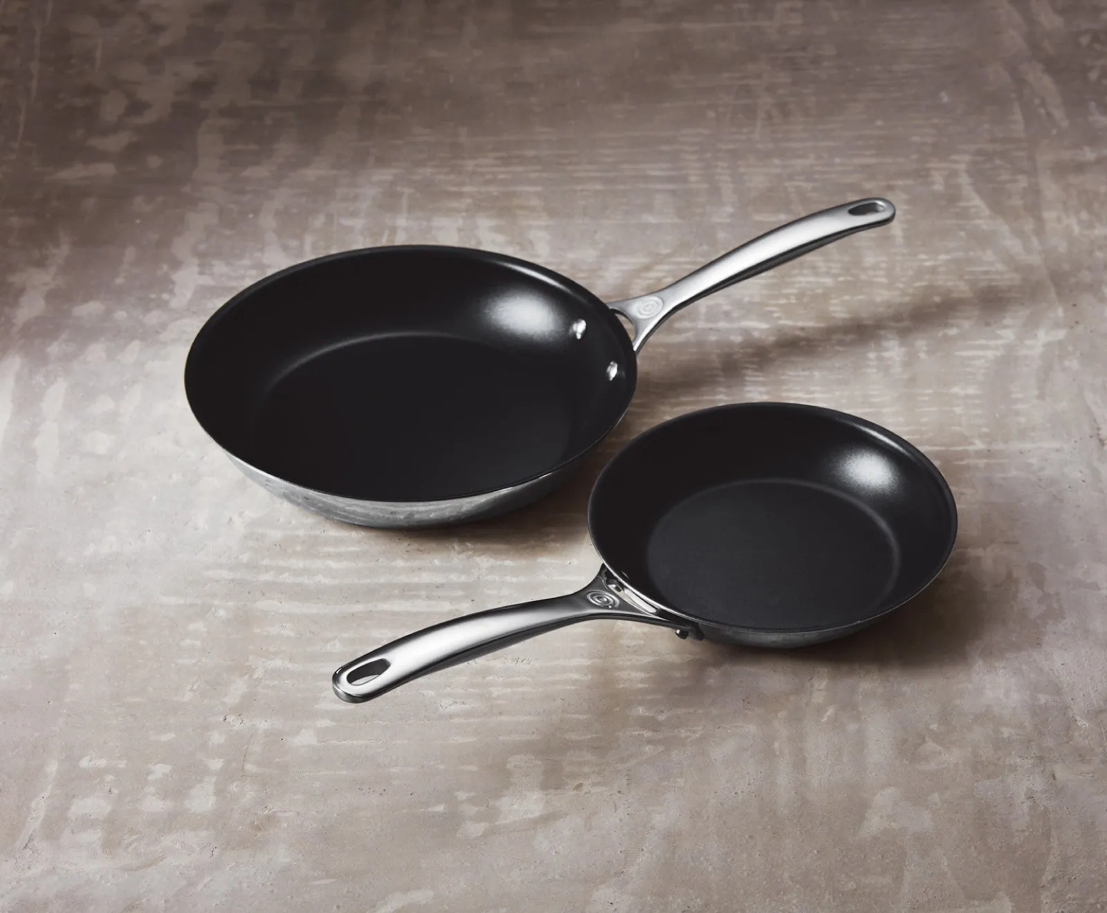 Le Creuset Nonstick Stainless Steel Fry Pan 2-Piece Set