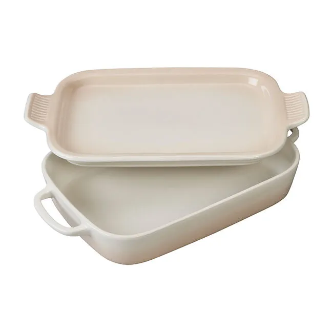 Le Creuset Rectangular Dish w/ Platter Lid