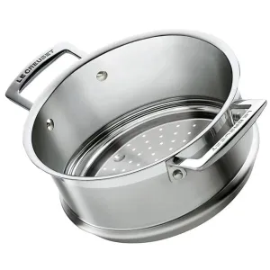 Le Creuset Stainless Steel 20cm Steamer for 3-ply Stainless Steel