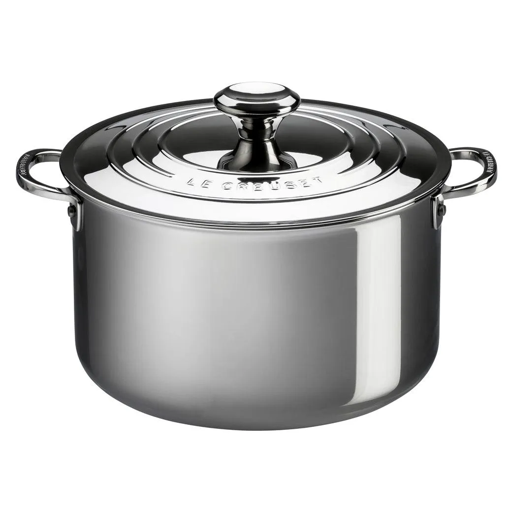 Le Creuset Stainless Steel 7 qt. Stockpot with Lid