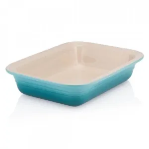 Le Creuset Stoneware Heritage Rectangular Dish 29cm Teal