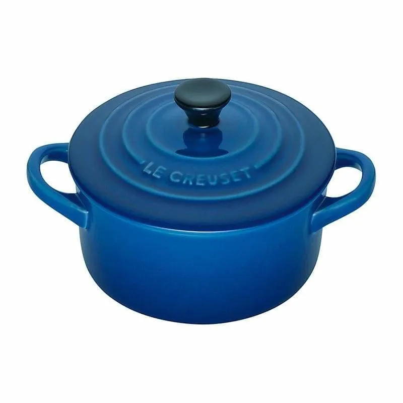 Le Creuset Stoneware Petite Round Casserole Marseille Blue