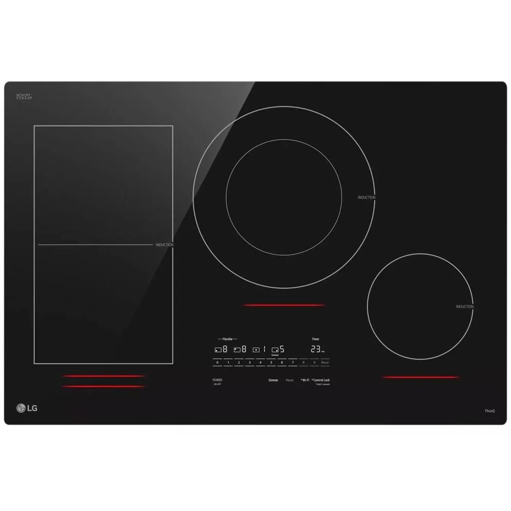 LG 30-inch Built-In Induction Cooktop with UltraHeat™ CBIH3017BE