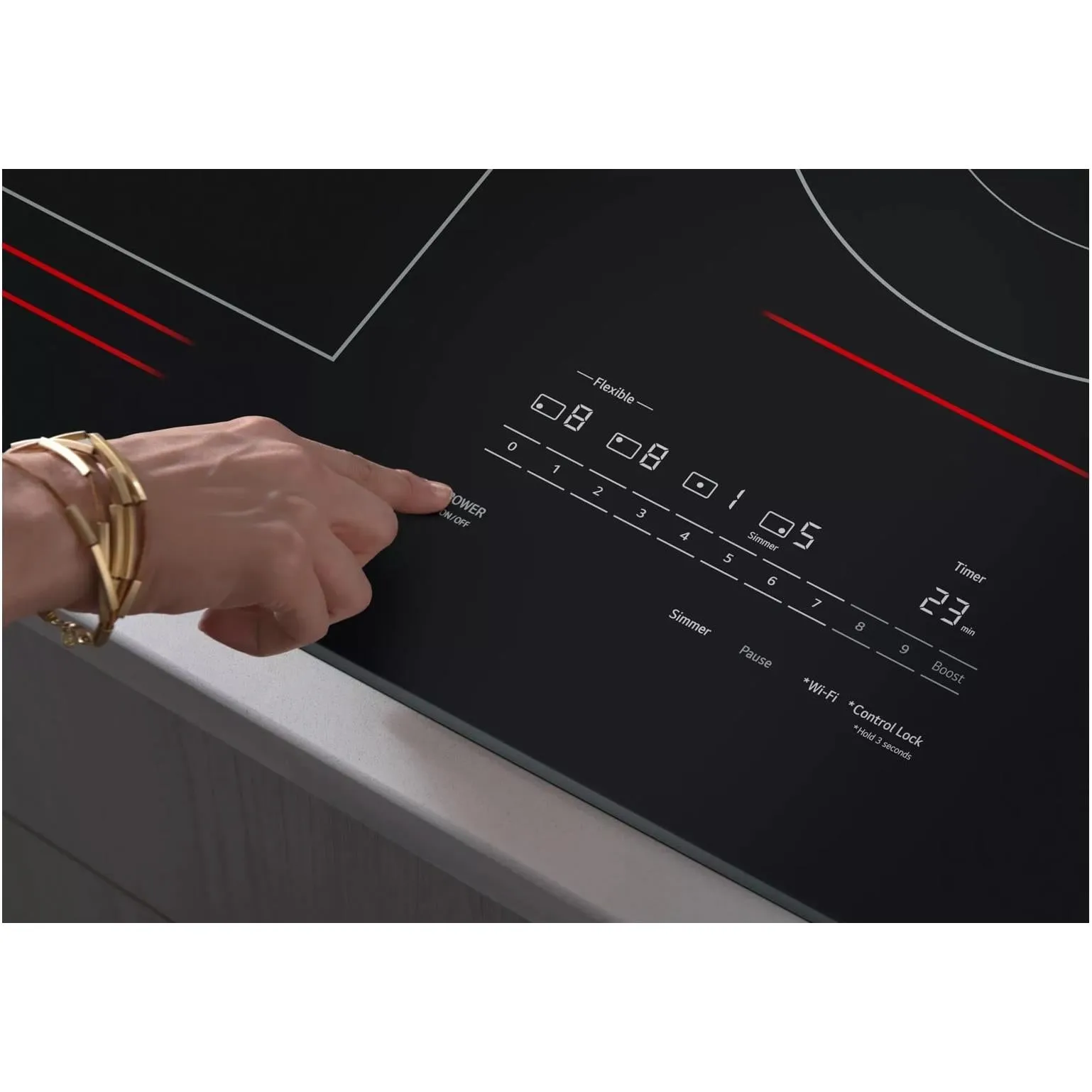 LG 30-inch Built-In Induction Cooktop with UltraHeat™ CBIH3017BE