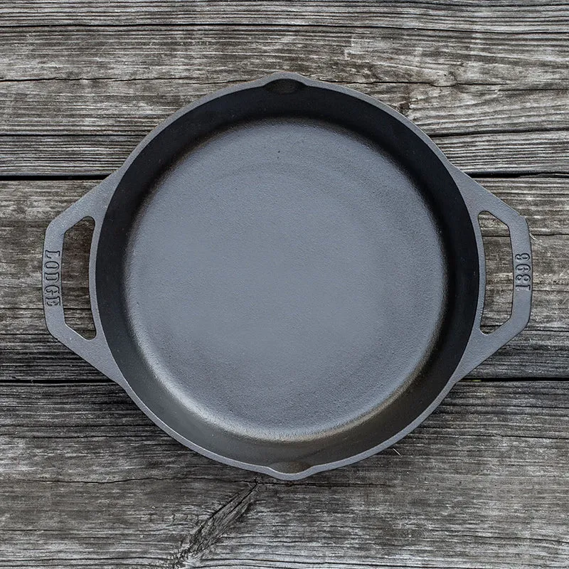 Lodge 12 Inch Cast Iron Dual Handle Pan