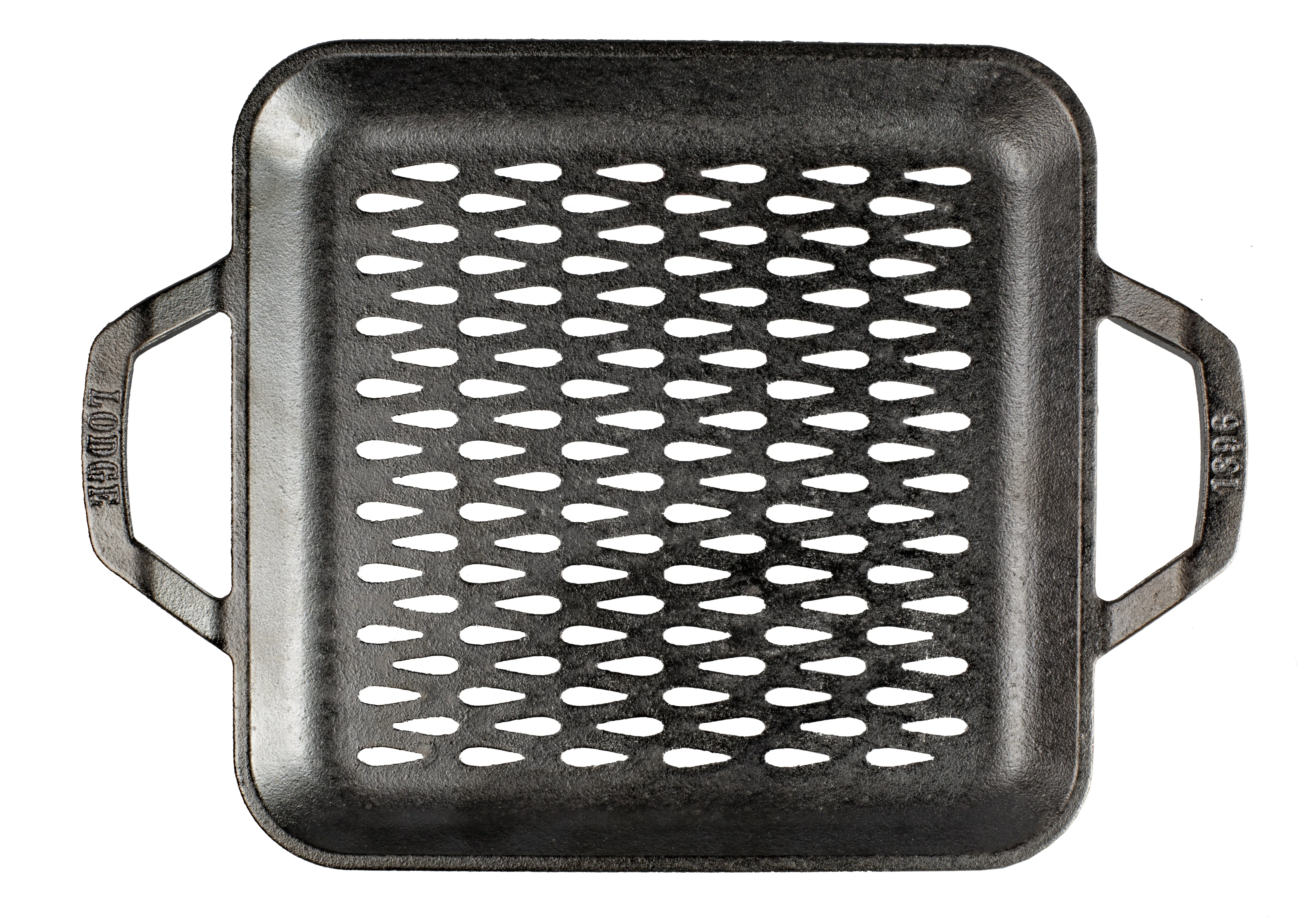 Lodge Chef Collection 11 Inch Cast Iron Square Grill Topper